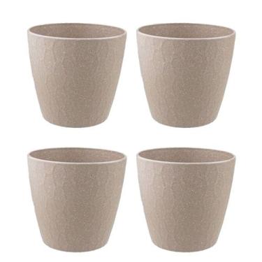 Imagem de 4 un Vaso plantas colmeia decorativo flores G CINZA - EVO