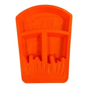 Imagem de Petisqueira de Plástico Lápide RIP Halloween - Extra Festas, LARANJA