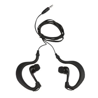 Imagem de Fone de ouvido intra-auricular de 3,5 mm, impermeável, para esportes, natação, mergulho, fone de ouvido para MP3, MP4, preto