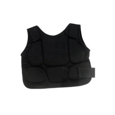 Imagem de Fancyes Protetor de peito de karatê Taekwondo Protetor de corpo Colete de Equipamento de proteção macio para Muay Thai Sanda Treinamento de boxe e, M