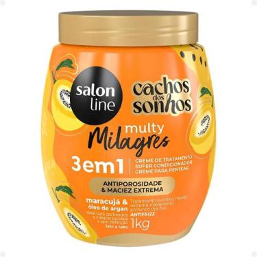 Imagem de Creme de Tratamento 3 em 1 Salon Line Multy Milagres Cachos dos Sonhos
