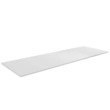 Imagem de Tampo Para Balcão de Cozinha 160cm MDP - AJL Móveis, Branco