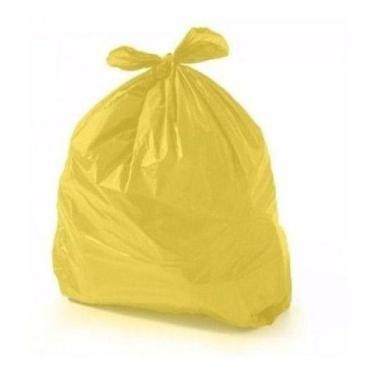 Imagem de Saco Amarelo Para Lixo 100 Litros (200 Unds) Coleta Seletiva - HIGIPAC