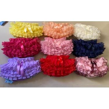 Imagem de Kit com 10 calcinhas bunda Rica Infantil - Dani lingerie