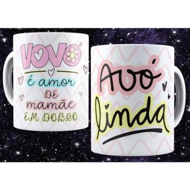 Imagem de Caneca Avó É Amor De Mamãe Em Dobro - Ng Decor Canecas