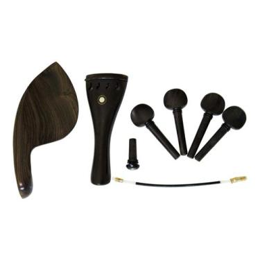 Imagem de Acessorios Violino 4/4 - Madeira Ebano - Barth Violins