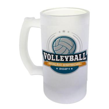 Imagem de Caneca Vidro Cerveja Chopp Personalizado Volleyball Voleibol - GMH, MU