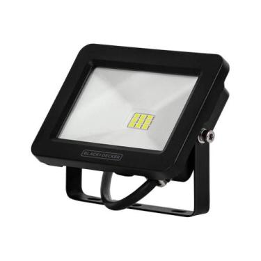 Imagem de Refletor LED Eco Black + Decker 10W 800lm 6500k IP65 Bivolt, 6500K, 10