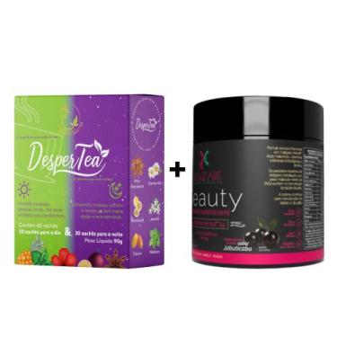 Imagem de Kit Chá Funcional Despertea Dia e Noite + Renocare Beauty Colágeno Ver