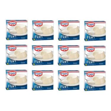 Imagem de Kit c/ 12 Flan de Coco 30g - Dr Oetker - Dr. Oetker
