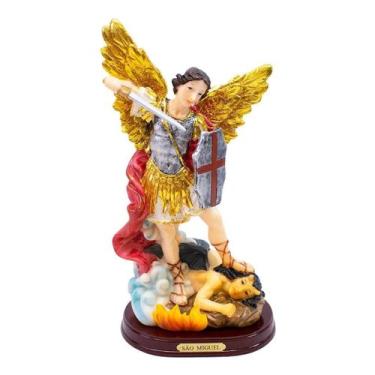 Imagem de Imagem São Miguel 21cm - Enfeite Resina - Taimes