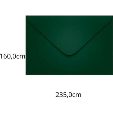 Imagem de Envelope Convite Colorido 160X235 Vdescuros Brasil 80G PCT com 100 - S