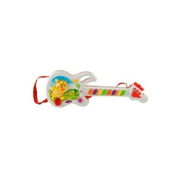 Imagem de Brinquedo Guitarra Infantil Tigre Divertido e Interativo - DM Toys 