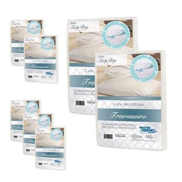 Imagem de Capa de Travesseiro Protetora  Sleep Dry Impermeável 7 Peças - MASTER 