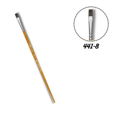 Imagem de Pincel Condor 441-08 Chato Especial Orelha de Boi Cabo Longo