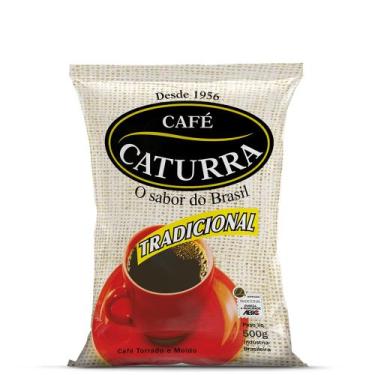 Imagem de Café Caturra tradicional almofada torrado e moído , 500g