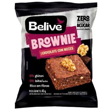 Imagem de Brownie Chocolate com Nozes Zero Glúten, Zero Leite, Zero Açúcar Beliv