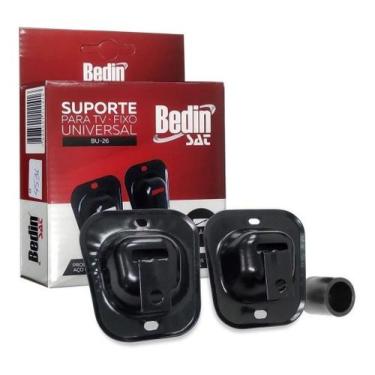 Imagem de Suporte Tv 32 A 85 Polegadas Para Painel Rack Mdf Madeira - BEDINSAT