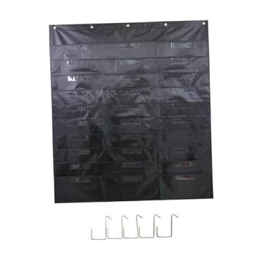 Imagem de MERIGLARE Organizador de arquivos de parede, suporte de documentos colorido, economiza espaço, 30 bolsos de assinatura, pastas organizadoras para papéis de