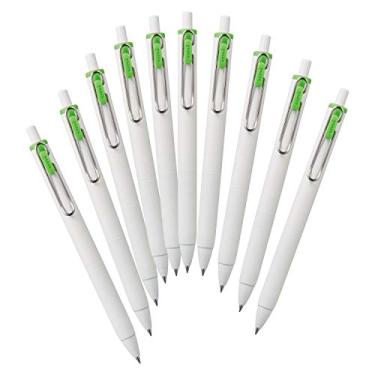 Imagem de Caneta esferográfica Mitsubishi Pencil Uniball One gel, 0,38, verde-limão, 10 peças