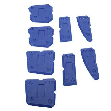 Imagem de Kit de Ferramentas de Calafetagem Raspador de Cimento de Vidro de Silicone para Selante Grout Acabamento Vedação 8 Peças