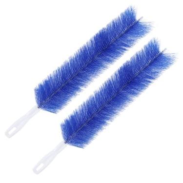 Imagem de 2 peças escova de limpeza de ventilador, limpador de ventilador de teto espanador escova de ventilador de teto dobrável espanador para ventilador ar condicionado aberturas de carro cortinas de janelas