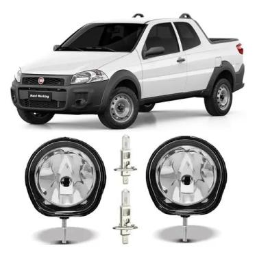 Imagem de Par Farol De Milha Strada G4 2011 2012 2013 2014 2015 2016 2017 2018 2019 + Lâmpada