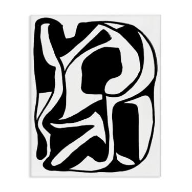 Imagem de Stupell Industries Design de arte de parede em tela com padrão de tinta espiralada por Bea Dina, 40 x 50 cm