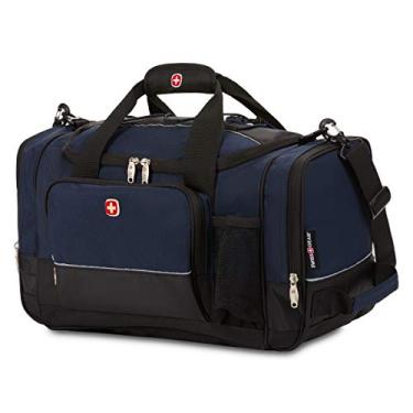 Imagem de SwissGear Bolsas de viagem para adultos unissex, Azul marinho/preto, 20 Inch, Bolsas Duffle para Viagem