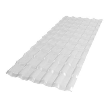Imagem de Telha PVC Fortlev Plan Branca 2,42x0,88m - Afort