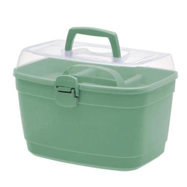 Imagem de Maleta Box Multiuso Paramount Com Divisórias Verde - Paramount Plástic