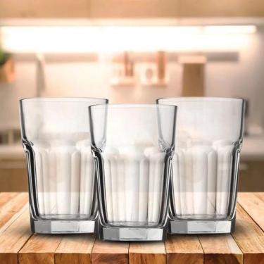 Imagem de Copo de Vidro Casa Blanca - Em Casa Tem 250ml - Prati Casa, 2 Unidades