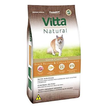 Imagem de Ração Vitta Natural Gatos Castrados Sabor Frango 3kg