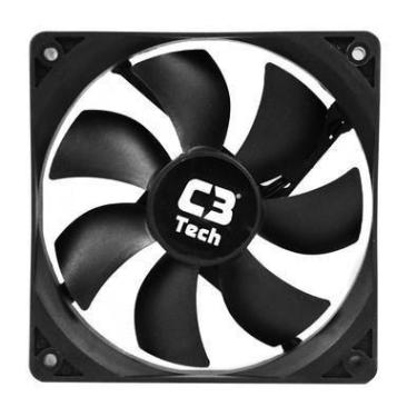 Imagem de Cooler Fan C3Tech F7-100, 120mm, Preto - STORM F7-100BK