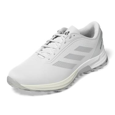 Imagem de adidas Tênis feminino Adizero ZG Spikeless, Calçado branco/prata metálico/cinza dois, 36