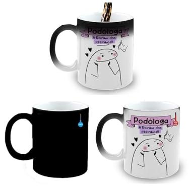 Imagem de Caneca Mágica Porcelana Meme Flork Presente Podologa