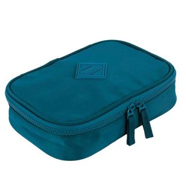 Imagem de Estojo Escolar Box Especial Crinkle Sestini, Petróleo