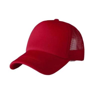 Imagem de Boné Snapback Unissex Preto - Ajustável, de Malha, para Hip Hop, 54-60