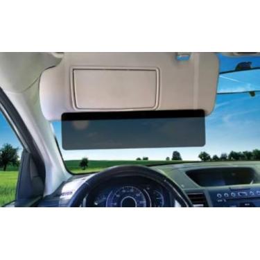 Imagem de EdgeVisor TuckVisor Extensor de para-sol magnético matizado para para-brisa de janela de carro Protetor solar antirreflexo protege contra brilho solar, cegueira de neve, raios UV, universal (colorido