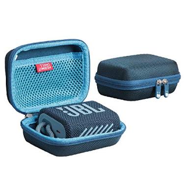 Imagem de Hermitshell Capa rígida de viagem para JBL Go 4 - Alto-falante Bluetooth ultraportátil (azul, capa para JBL GO 4)