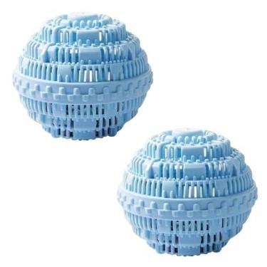 Imagem de 2 Bola Mágica Esfera P/ Máquina De Lavar Roupas 200 Lavagens - Purus U