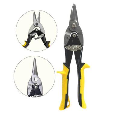 Imagem de Tesoura Manual de Cortar Chapa Com Fecho de Segurança - B-TEK