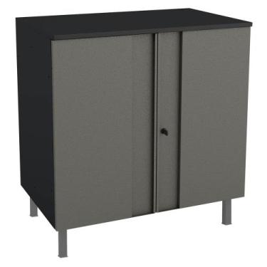 Imagem de Balcão Multiuso Aço Telasul Multibox Cinza/Preto