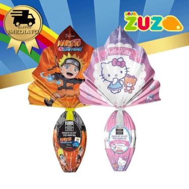Imagem de Ovo De Páscoa Naruto Shippuden 80g +Ovo Hello Kitty - Zuza