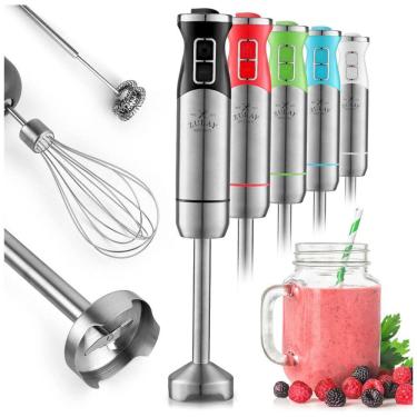 Imagem de Zulay Mixer 3 em 1 com 8 Velocidades e Acessórios, 500W, 110V, Preto