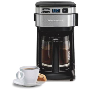 Imagem de Cafeteira Elétrica Programável Elétrica Programável Serve Até 12 xícaras, HAMILTON BEACH 46310, Preto