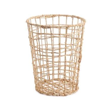 Imagem de cesto organizador redondo vazado 50cm de palha multiuso - Oikos, U, NA