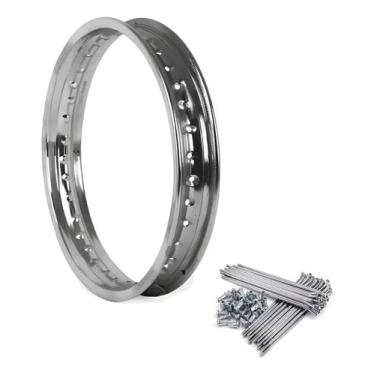 Imagem de Aro Folha 19x1.85 Roda Dianteira Bros 125 150 160 + Raios 4mm