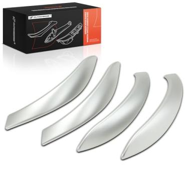 Imagem de A-Premium Apoio de braço de porta compatível com BMW 320i, 328d, 328i, 330e, 330i, 340i, 428i, 430i, 435i, 440i, 428i 430i 435i 440i xDrive Gran Coupe, M3, lado do motorista e do passageiro, cinza