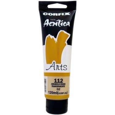 Imagem de Tinta Acrílica Arts Corfix 120ml 120ml G2 - 85120, 112 - AMARELO OXIDO
